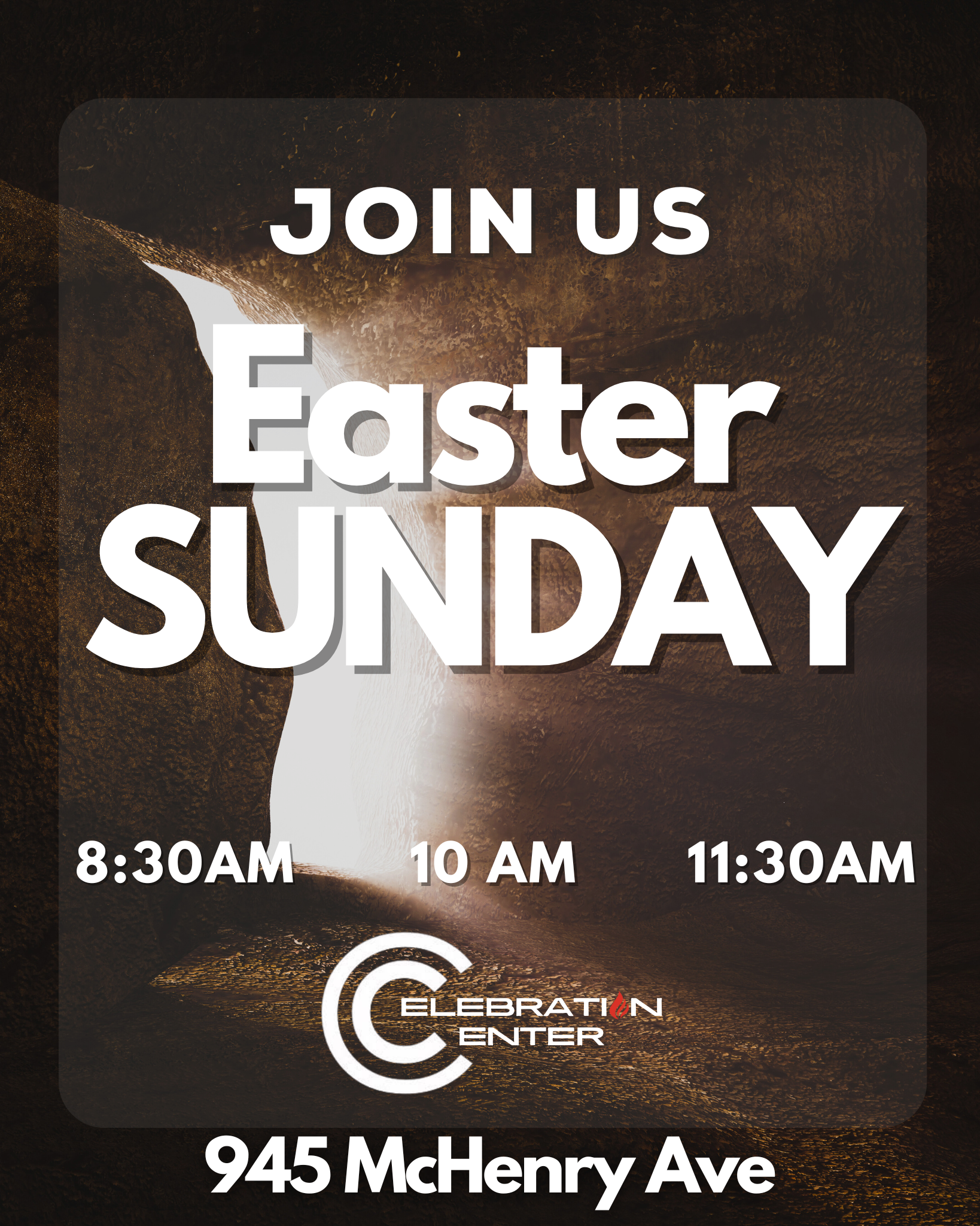 Easter back card